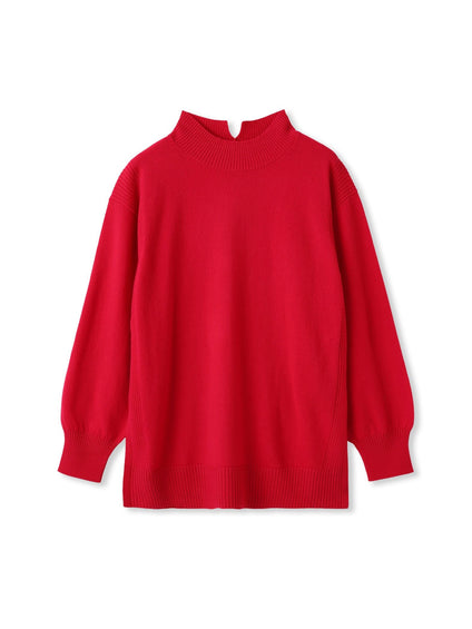 ファインメリノウールチュニックニット≪洗える≫