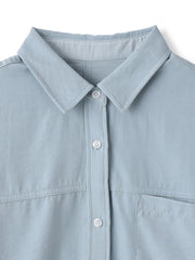 【WEB限定】E/Nピーチシャツ≪手洗い可能≫