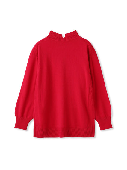 ファインメリノウールチュニックニット≪洗える≫