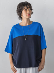 【WEB限定】”涼感”バイカラーニット