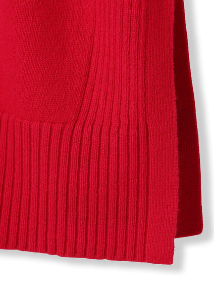 ファインメリノウールチュニックニット≪洗える≫