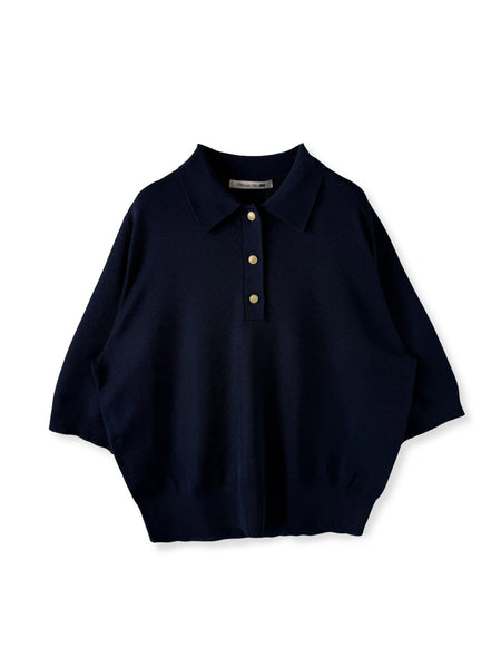 【WEB限定カラーあり】LUCINDAポロニット