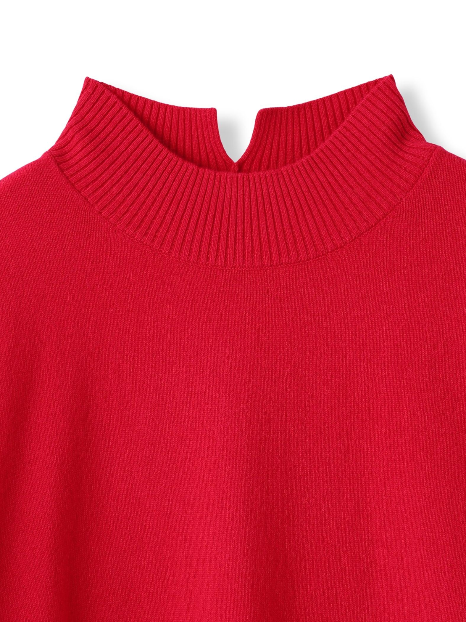 ファインメリノウールチュニックニット≪洗える≫