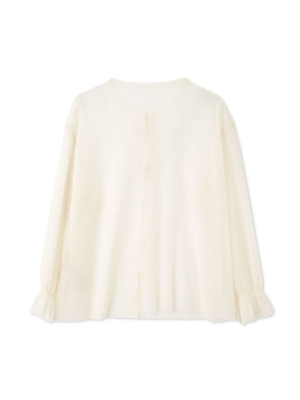 チュールレイヤーセットツィードジャケット