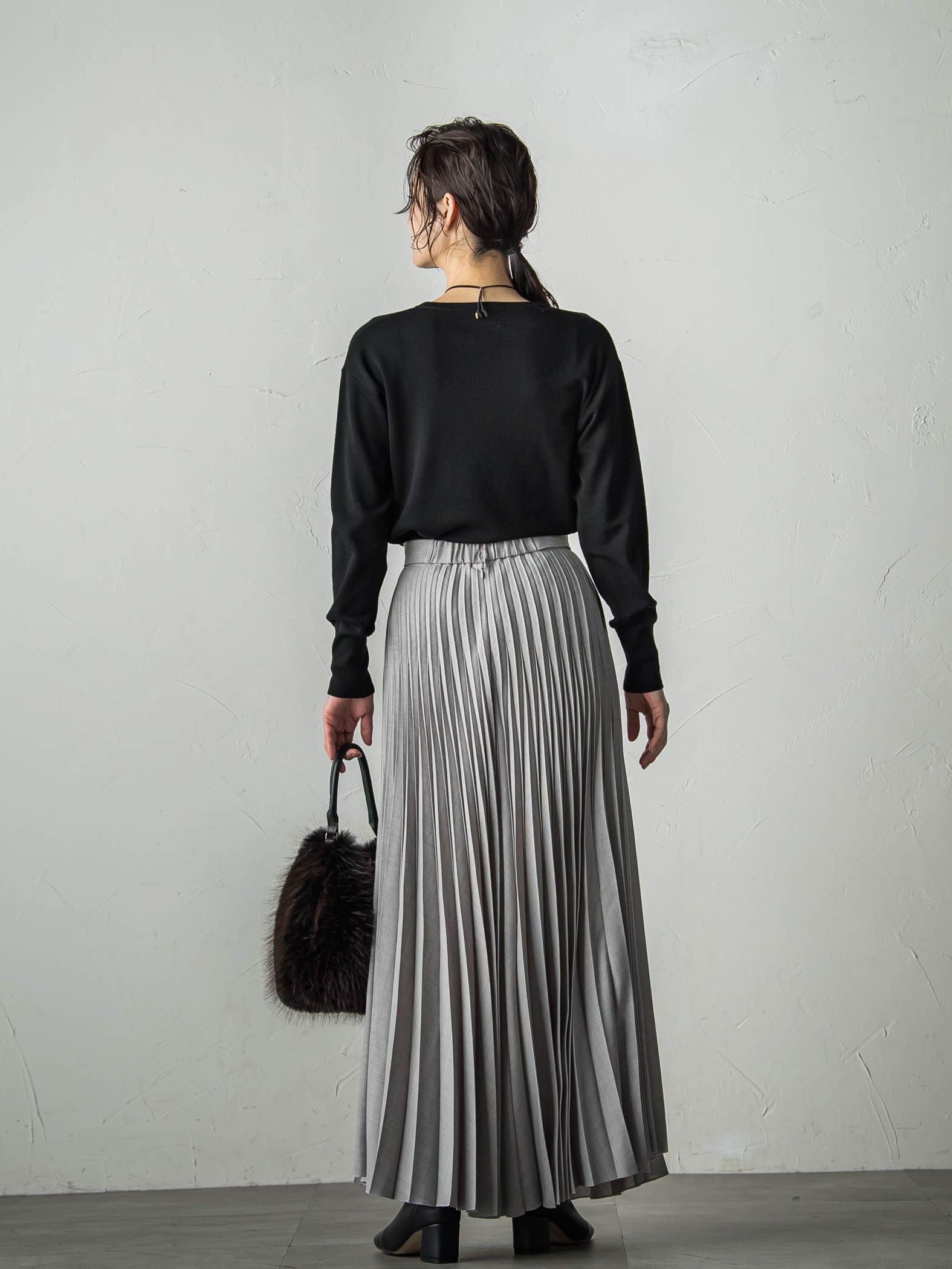 【WEB限定サイズあり】【洗えるニット】Brisbaneクルーネックプルオーバー