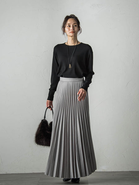 【WEB限定サイズあり】【洗えるニット】Brisbaneクルーネックプルオーバー