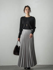 【WEB限定サイズあり】【洗えるニット】Brisbaneクルーネックプルオーバー