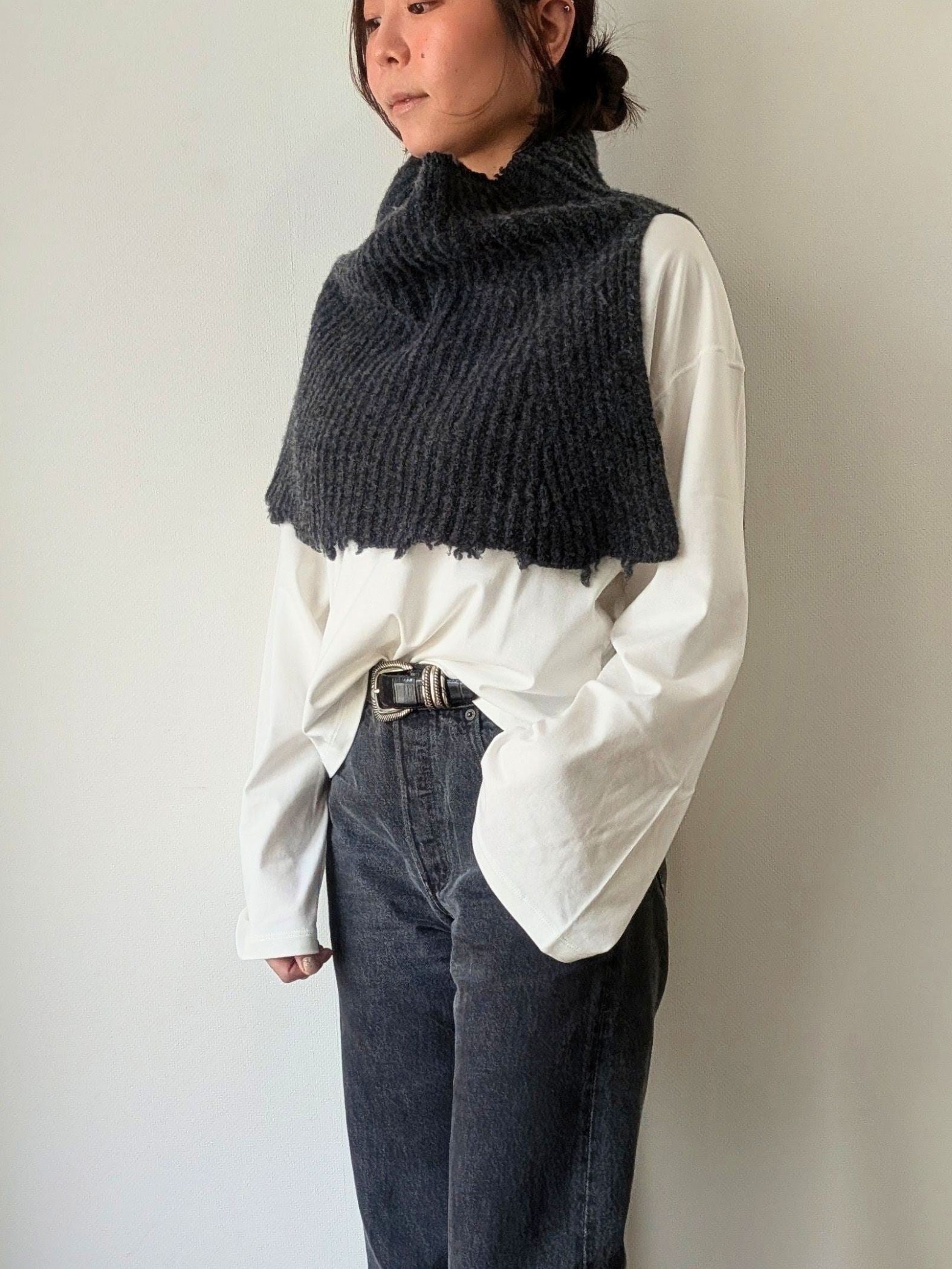 【予約販売】rib neck scarf