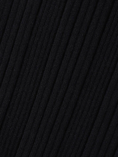 【新色追加】袖ボタンランダムリブニット≪手洗い可能≫