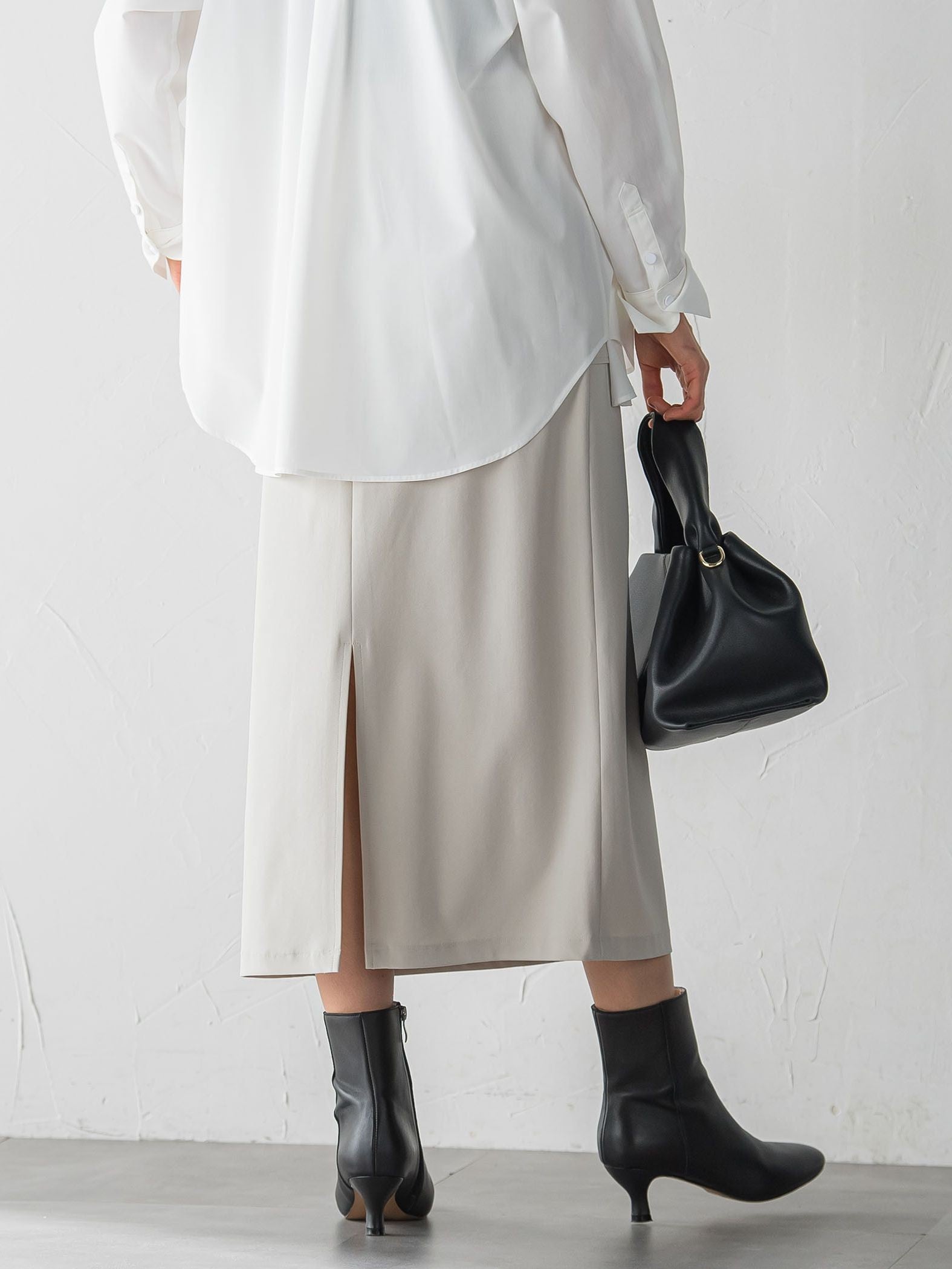 【WEB限定】Active Beautyナロースカート≪洗濯機で洗える≫