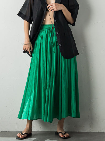 インドボイルギャザースカート≪手洗い可能≫