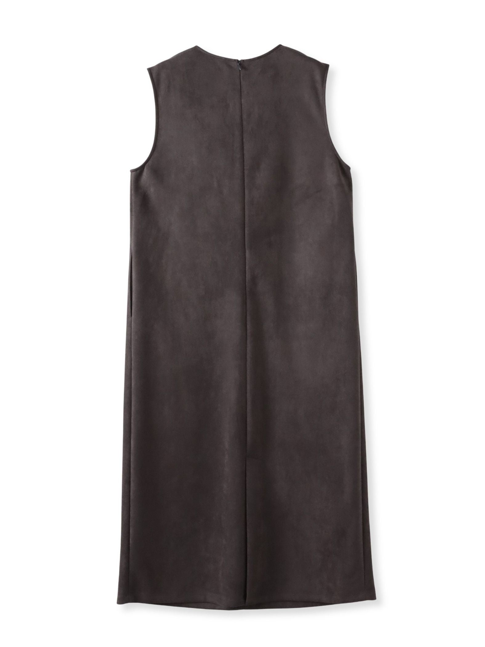 【WEB限定】フェイクスエードワンピース≪洗える≫