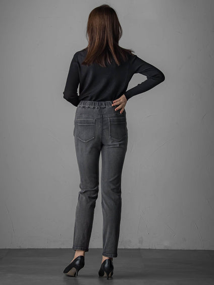 【大きいサイズ】ラメリブタートルニット