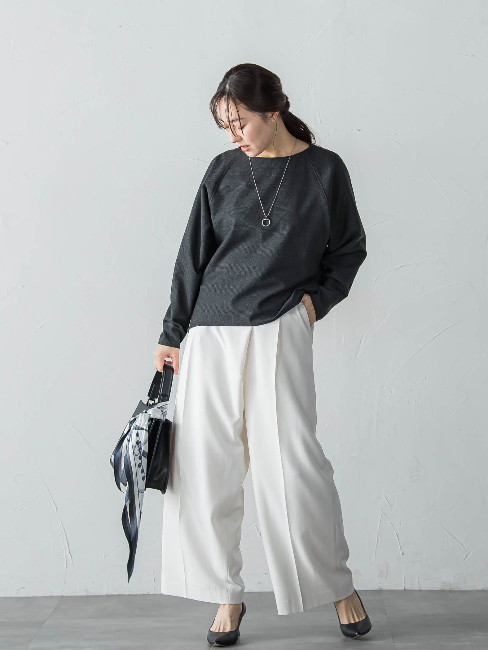 両面起毛T/Rブラウス