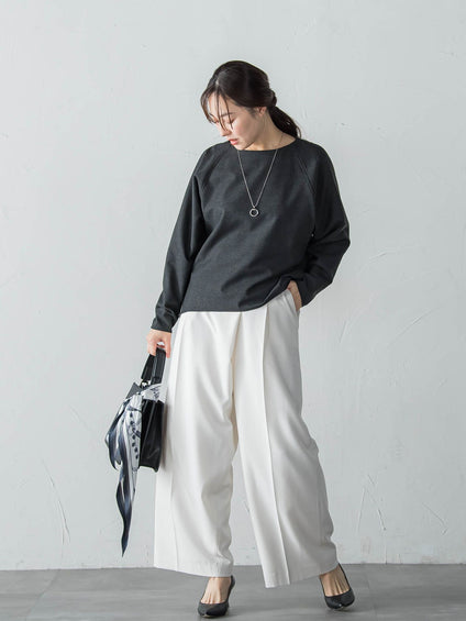 両面起毛T/Rブラウス