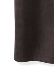 【WEB限定】フェイクスエードワンピース≪洗える≫