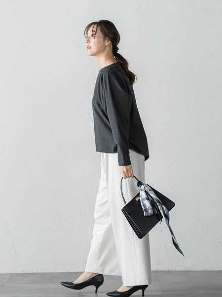 両面起毛T/Rブラウス