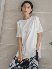 【WEB限定】”細身パンツも怖くない”Tシャツチュニック