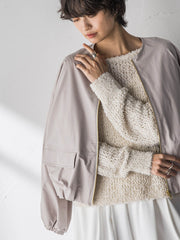 撥水バルーンブルゾン