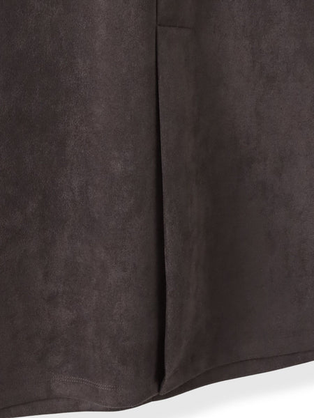 【WEB限定】フェイクスエードワンピース≪洗える≫