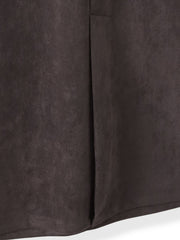 【WEB限定】フェイクスエードワンピース≪洗える≫