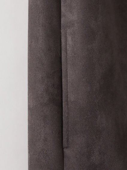 【WEB限定】フェイクスエードワンピース≪洗える≫