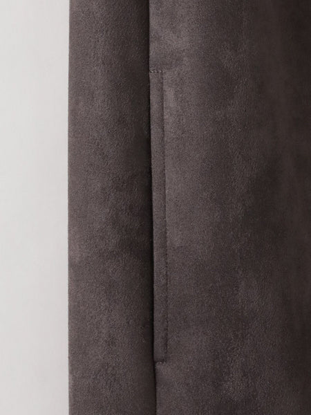 【WEB限定】フェイクスエードワンピース≪洗える≫