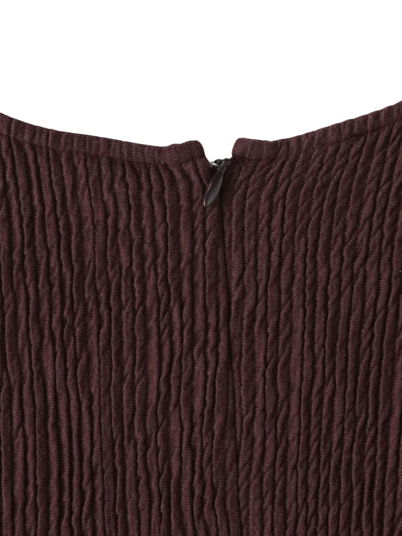 【大きいサイズ】ツブツブジョーゼットカットソー≪洗濯機で洗える≫