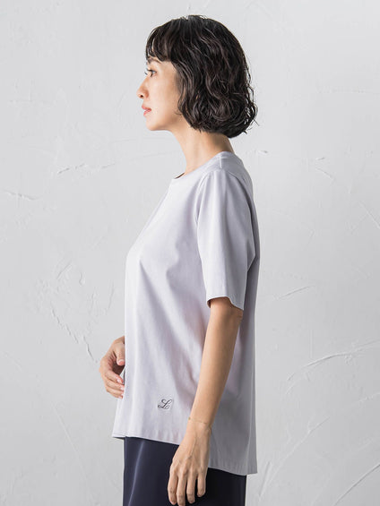 【大きいサイズ】【受注会限定】刺繍ロゴ入りカットソー