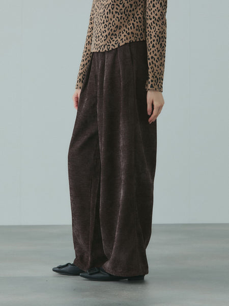 サージ2タックワイドパンツ≪手洗い可能≫