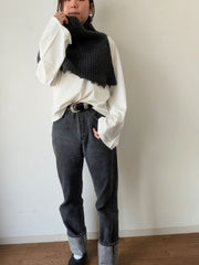 【予約販売】rib neck scarf
