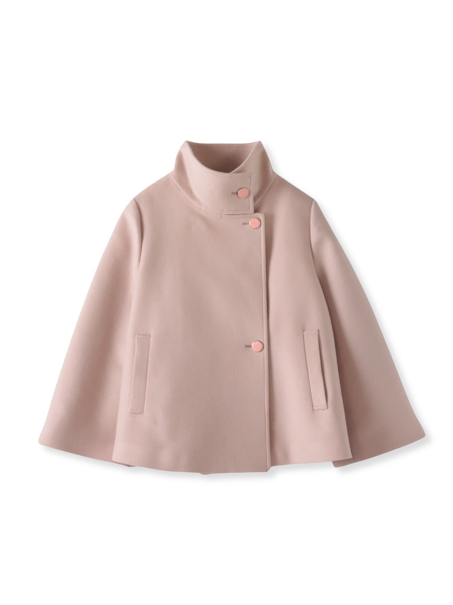 スタンドカラーショートコート