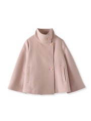 スタンドカラーショートコート