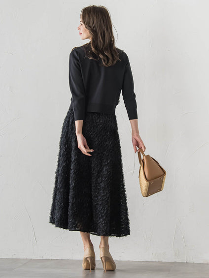 FAIRY AIRYジップカーディガン