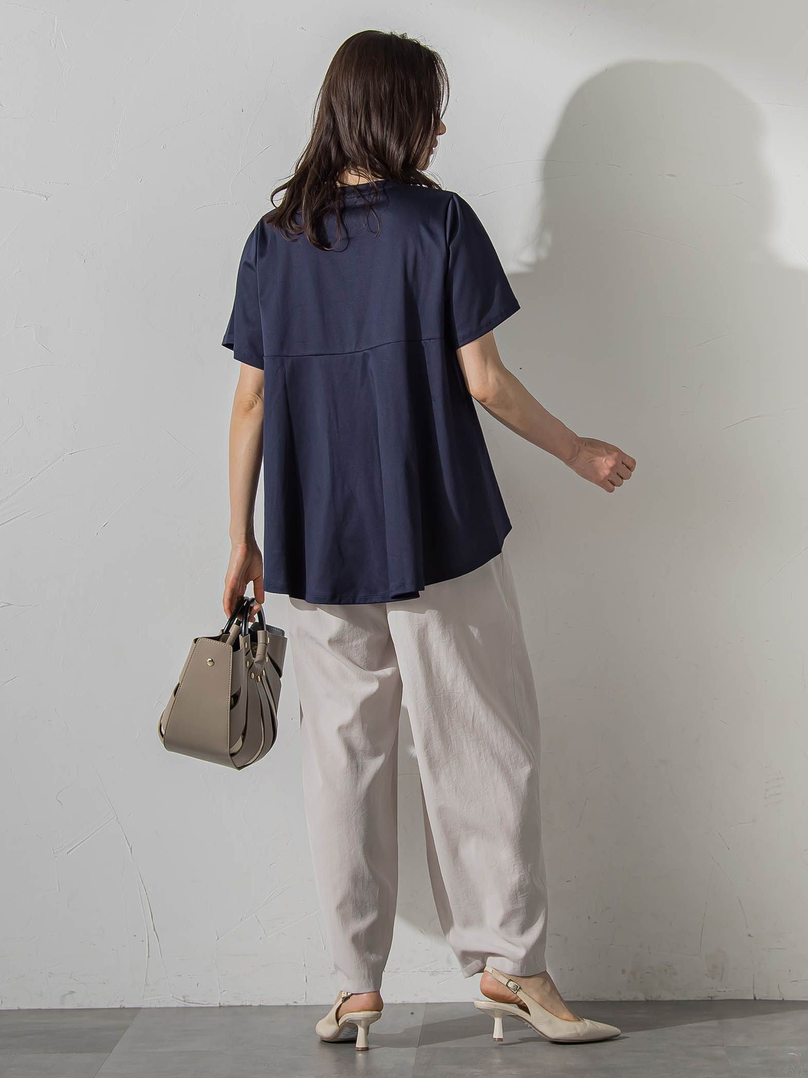 ナチュラルストレッチカーブパンツ≪セット着用可≫
