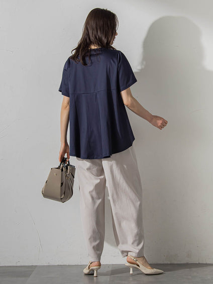 ナチュラルストレッチカーブパンツ≪セット着用可≫