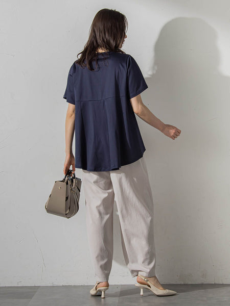 ナチュラルストレッチカーブパンツ≪セット着用可≫