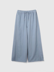 【シーズンレス】ナイロンツイルデニムイージーワイドパンツ