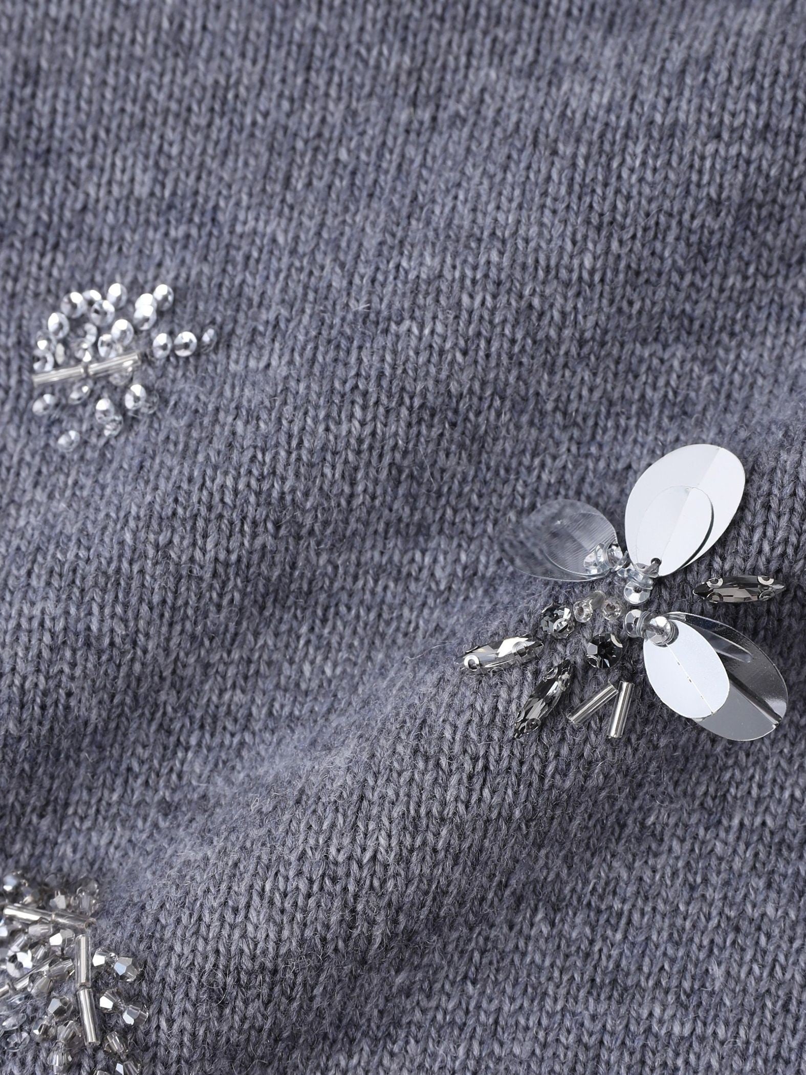 ビジュー刺繍カーディガン≪手洗い可能≫