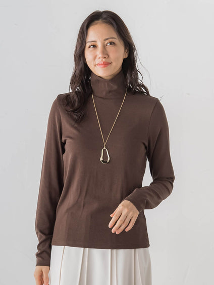 【WEB限定】【Skinea】≪着るスキンケア≫タートルネックカットソー
