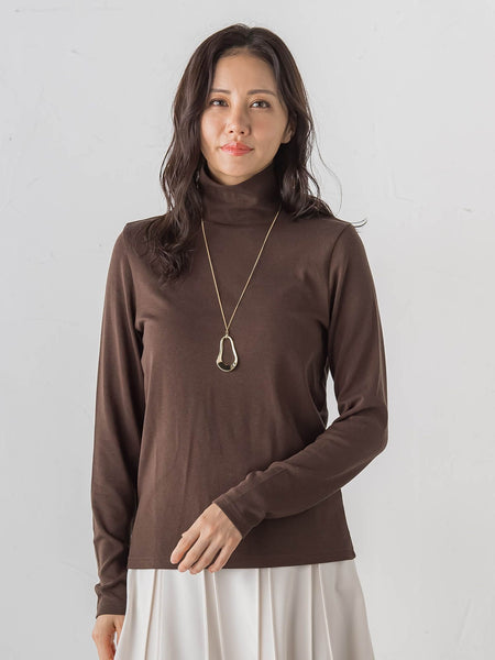【WEB限定】【Skinea】≪着るスキンケア≫タートルネックカットソー