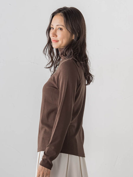 【WEB限定】【Skinea】≪着るスキンケア≫タートルネックカットソー