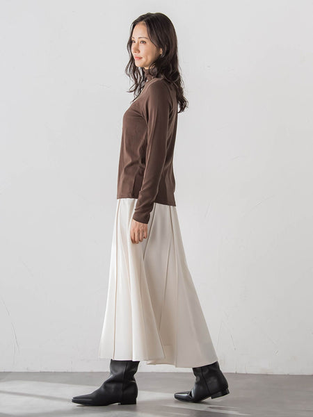 【WEB限定】【Skinea】≪着るスキンケア≫タートルネックカットソー