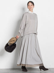 カシミヤシルクシアーラメタートル≪WEB限定カラー/手洗い可能≫