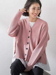 【WEB限定カラーあり】スポンディッシュニットカーディガン