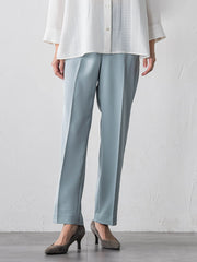 【大きいサイズ】【受注会限定】トリアセチノテーパードパンツ