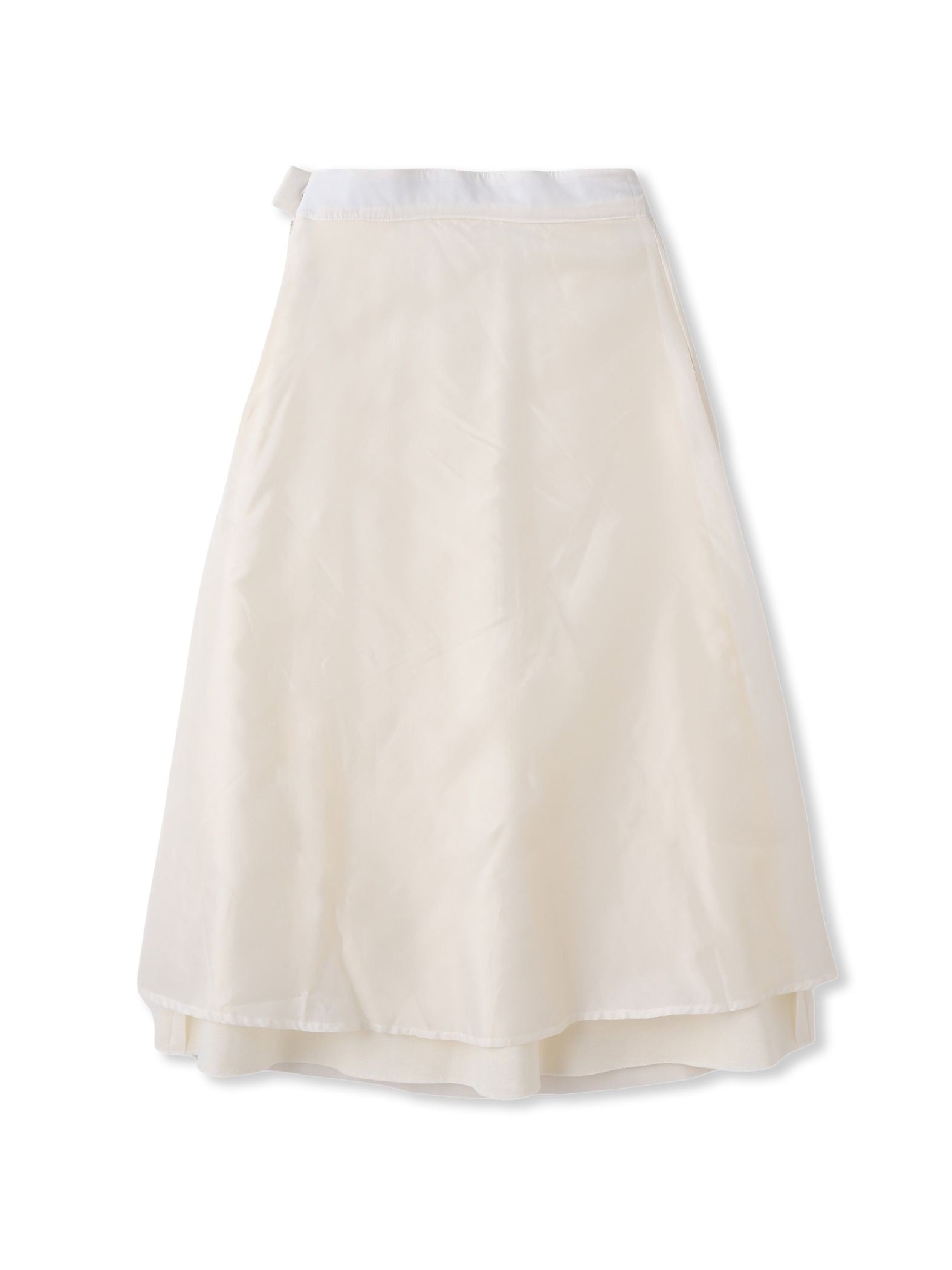 【WEB限定】ライトジャージメルトンスカート≪手洗い可能≫