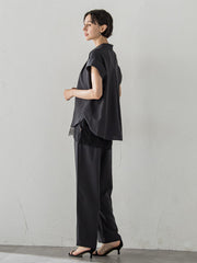 【WEB限定】ブラウス×パンツ 2点セット