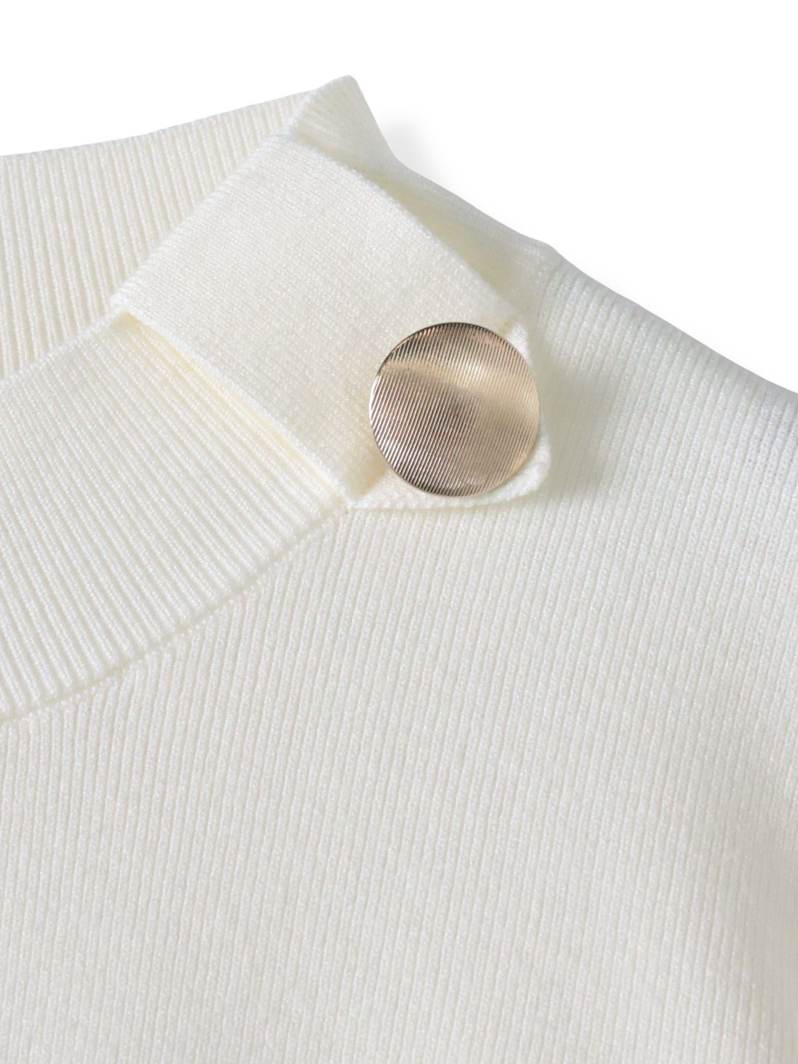 トゥシューズスカーフ付きニット