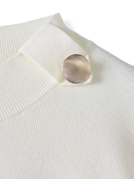 トゥシューズスカーフ付きニット